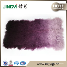 Whoelsale Fashion Long cheveux tibétain mongol agneau plaque de fourrure